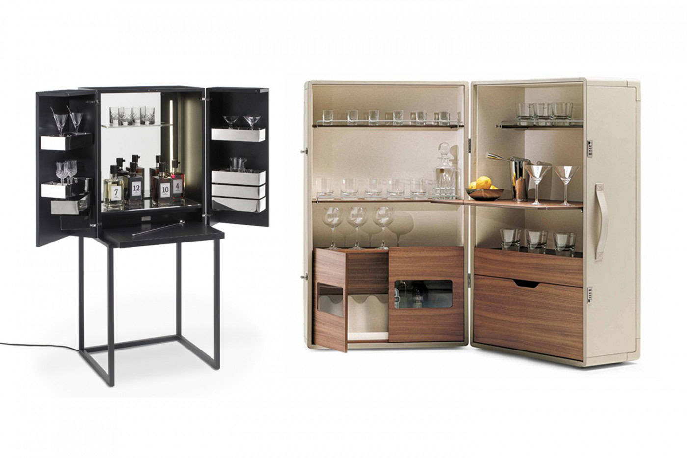 Cellarette liquor shop cabinet